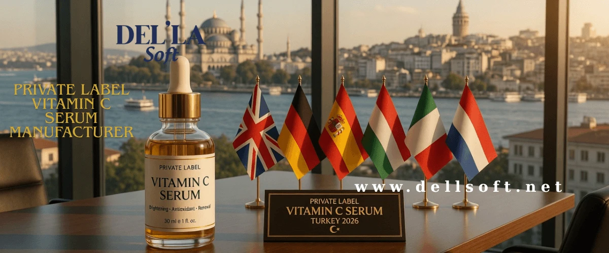 Saját Márkás C-Vitamin Szérum Gyártás Törökországban 2026 – 2,80€-tól | MOQ 500