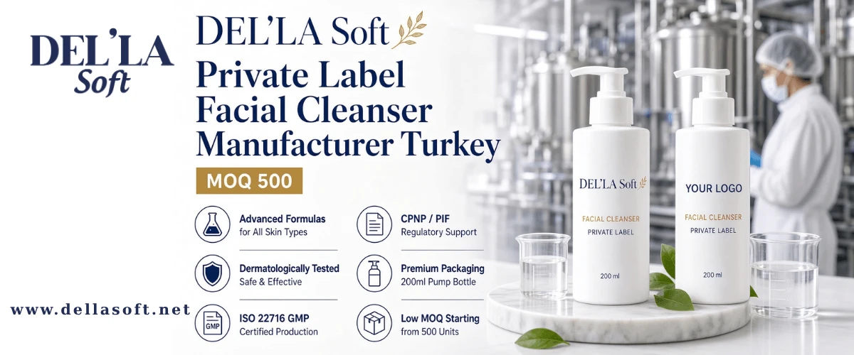Fabricante de Limpiador Facial Marca Blanca Turquía | MOQ 500