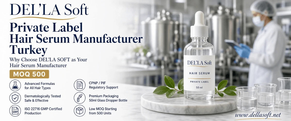 Private Label Hair Serum Manufacturer Turkey | MOQ 500