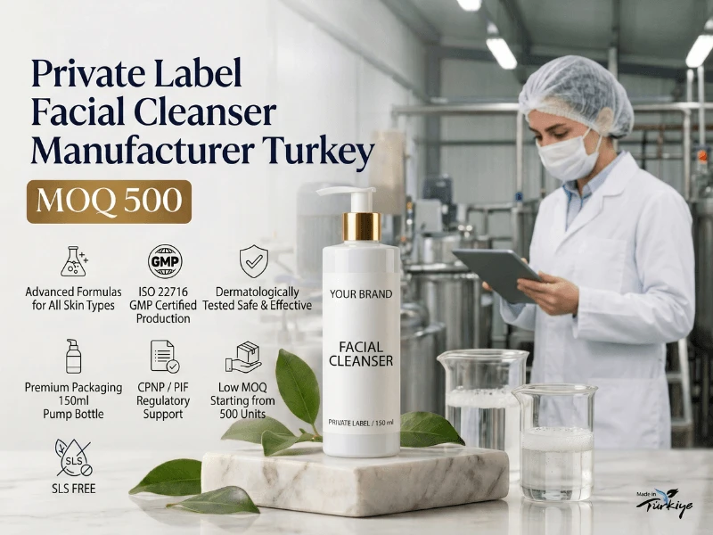 Private Label-Gesichtsreiniger Lohnhersteller