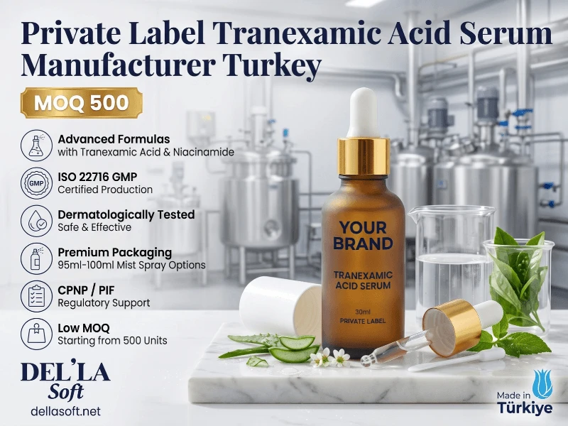 Marque Blanche-Fabricant de Serum Acide Tranexamique